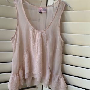 Pink Blush Sheer Summer Top
